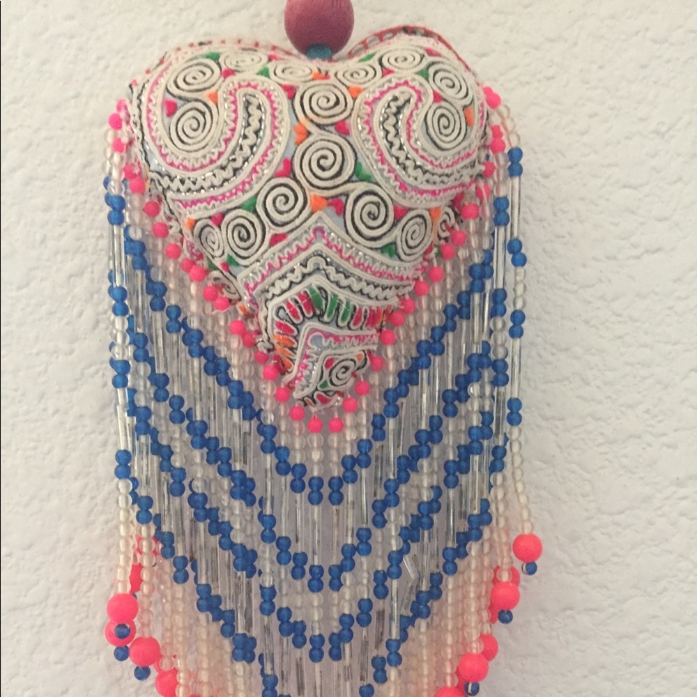 Handmade Bohemian Festival Keychain Tassel Vintage - Picture 5 of 8